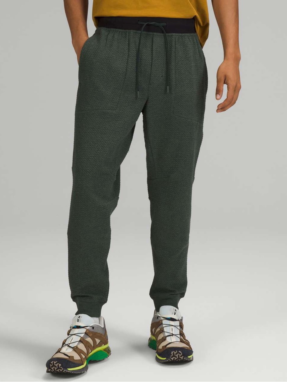 Lululemon At Ease Jogger in Heathered Rainforest Green Large